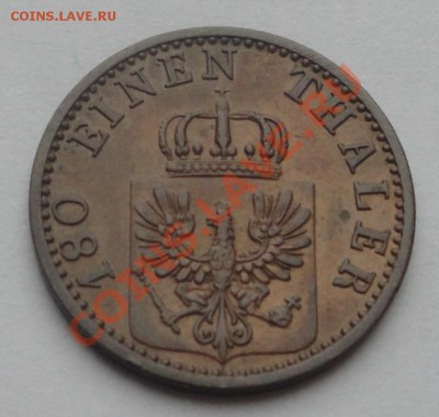 2 пфеннинга 1868 Пруссия С неплохие до 20.02 - пруссия 2 пф 1868 2