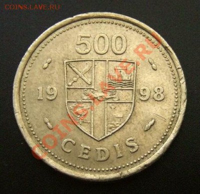 2 - Гана 500 седи (1998) Герб Р