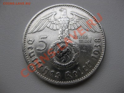 ГЕРМАНИЯ,5 РЕЙХСМАРОК 1938 J (Гинденбург,свастика)!до 21.02 - IMG_0364.JPG