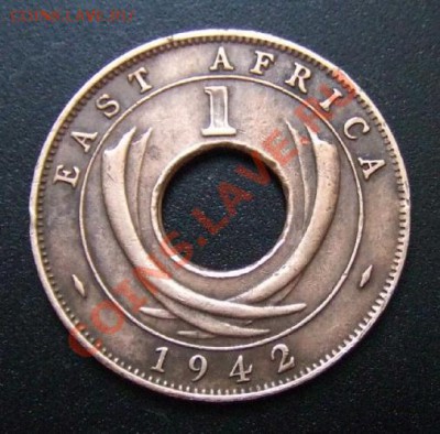 2 - Брит. Восточная Африка 1 цент (1942) №2 Р