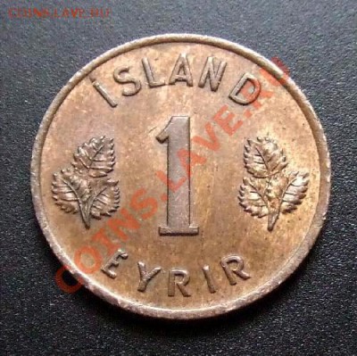 2 - Исландия 1 эйре (1953) Р