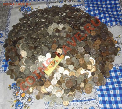 *ФИКС* - монеты СССР и России 2 лота по 7,5 кг - монеты-15кг....JPG