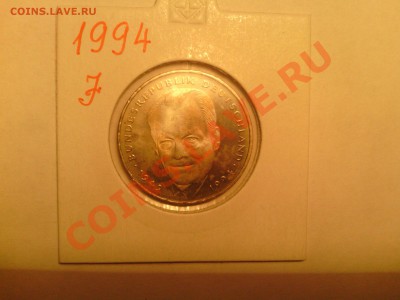 С РУБЛЯ!ФРГ 2 МАРКИ 1994!!до 22.02.2014 - NmNnDQE761o