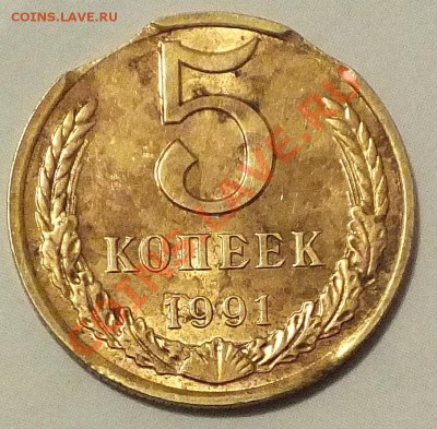 5 коп 1991М двойной выкус до 22:00 25.02.14 - 5k1