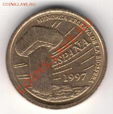 ИСПАНИЯ 5 ПЕСЕТ 1997 БАЛЕАРСКИЕ О-ВА 20.02 В 22.00МСК (7985) - 4-исп5-97