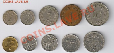 МАЛЬТА - 10 монет 1972-2004гг до 26.02.2014г 21-00 - МАЛЬТА - 10 монет 001
