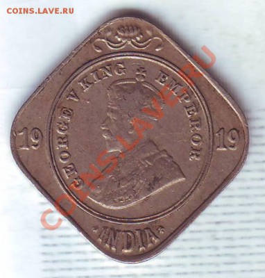 Брит.Индия.2 Анны.1919.Георг 6.Квадрат. до 26.02 - 19190010.JPG