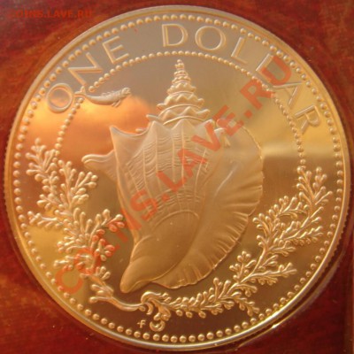 Багамы: Ag-800 1 доллар 1974 PROOF до 26.02.14 22-00 - Багамы доллар 1974-2.JPG