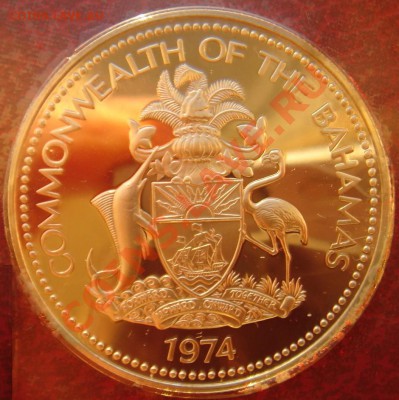 Багамы: Ag-800 1 доллар 1974 PROOF до 26.02.14 22-00 - Багамы доллар 1974-1.JPG