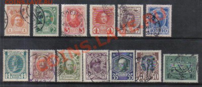 Марки Царская Россия 1913 Романовы до 25.02 22.00мск - Марки Царская Россия 1913 Романовы