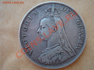 Великобритания: Ag-925 двойной флорин 1889 Араб до 27.02 22 - Двойной флорин 1889-2.JPG