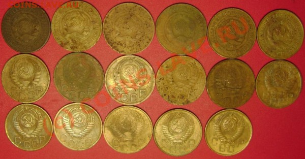 3 коп. 1926-1957 г. (17 шт.разных лет) до 23.02.10 21-00 мск - DSC02849.JPG