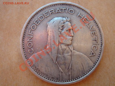 Швейцария: Ag-835 5 франков 1935 до 27.02.14 22-00 - Швейцария 5 франков 19392.JPG