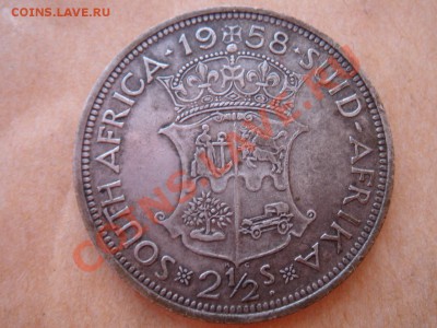 ЮАР: Ag-500 2,5 шиллинга 1958 до 27.02.14 22-00 - ЮАР полукрона 1958-1.JPG
