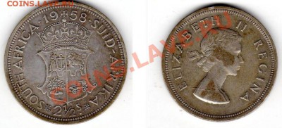 ЮАР: Ag-500 2,5 шиллинга 1958 до 27.02.14 22-00 - ЮАР полукрона 1958.JPG