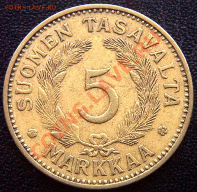 Финляндия_5 марок 1937; до 23.02_22.02мск - 7525