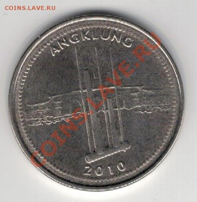 Индонезия 1000 рупий 2010 Ангклунг до 24.02.14 в 22ч (7765) - 4-инд1000ан