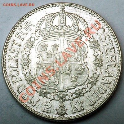 Швеция_2 кроны 1937. Серебро, нечастый год; до 23.02_22.06мс - 7536