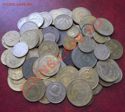 СССР кучка монет до 1961г (71шт) ---- До 27.02.14 - 1924-57-71шт.JPG
