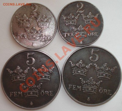 Швеция 2,5 эре 1942-50 г.г., до 25.02.14 в 23-00 МСК - 2