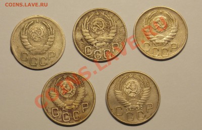 20 копеек 1940,44,46,53,54 года до 1.03 - тунис 2011 119