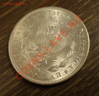 США - МОРГАН-ДОЛЛАР 1896 АЦ! до 2.03, 22.00 - США - Морган-доллар 1896 5