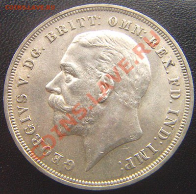 Памятная серебряная британская крона 1935; до 24.02_22.02мск - 7559