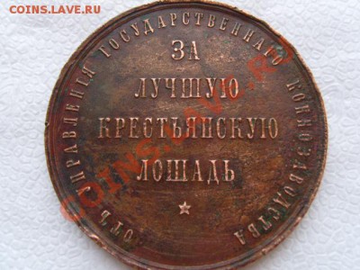 медаль "За лучшую крестьянсую лошадь" - S1031837.JPG