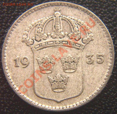 Швеция_10 эре серебром 1935; до 24.02_22.26мск - 7544