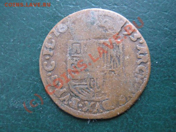 Медяк 1693(подозреваю что Испания,но сомневаюсь) - IMG_1813