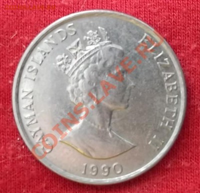 Кайманы.25 Центов.1990.Парусник. до 02.03 - DSCF1892.JPG