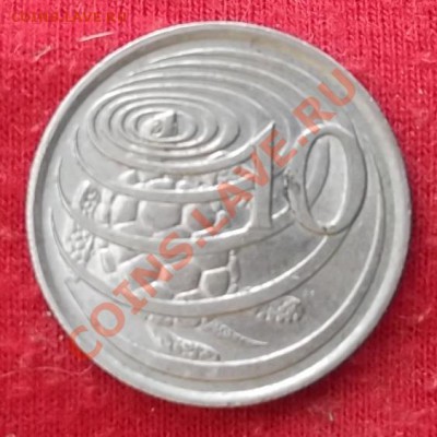 Кайманы.10 Центов.1982 Черепаха. до 02.03 - DSCF1897.JPG