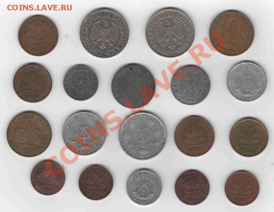 Микс монет Германии 1941-1991 - Немцы 2