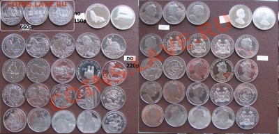 Иностранные монеты.Россыпь,линейки,буклеты,серебро.ФЕВРАЛЬ. - 10