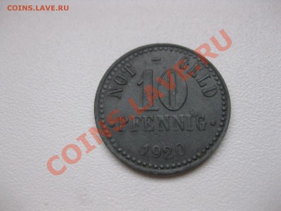 БРАУНШВЕЙГ,10 ПФЕННИГОВ 1920г(цинк,нотгельд)!!до27.02.2014 - IMG_0531.JPG