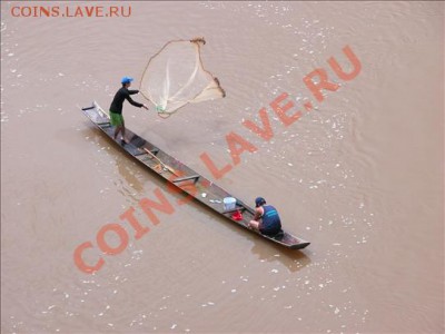 Кораблики на банкнотах - vientiane-laos-