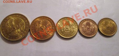 Казахстан Набор 2+5+10+20+50 тиын 1993 год UNC до 27.02.14 - IMG_2337б