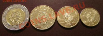 Уругвай подборка 4 монеты UNC до 27.02.14 до 22.00 - IMG_1574б