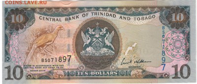 Тринидад и Тобаго 10$ 2006 до 03.03.14 в 22.00мск (7953) - 1-тит10а