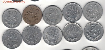Польша 50 грошей 1949-83 (10шт) 03.03.2014 в 22.00мск (7871) - 4-пол-г50а