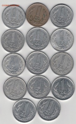 Польша злотый 1949-87 (14шт) 03.03.2014 в 22.00мск (7871) - 4-пол-з1а