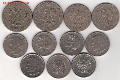 Польша 10 злотых 1959-88 (14шт) 03.03.2014 в 22.00мск (7871) - 4-пол-з10