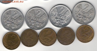 Польша 2 злотых 1958-86 (9шт) 03.03.2014 в 22.00мск (7871) - 4-пол-з2а