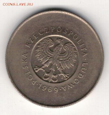 Польша 10 злотых 1969 Республика 03.03.14 в 22.00мск (7871) - 4-пол69