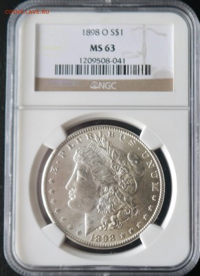 1$ США Морган 1898 O NGC ms 63 до 04.03 22:30 - P1010619.JPG