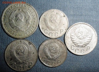 Мельхиор.5 монет.20коп 1932,15 коп 1945,48,10 коп 1948,50. - SAM_0009.JPG