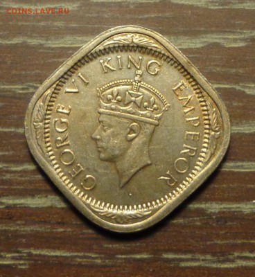 ИНДИЯ - 2 анна 1941 квадратная АЦ!! до 4.03, 22.00 - Индия 2 анна 1941 квадратная 1