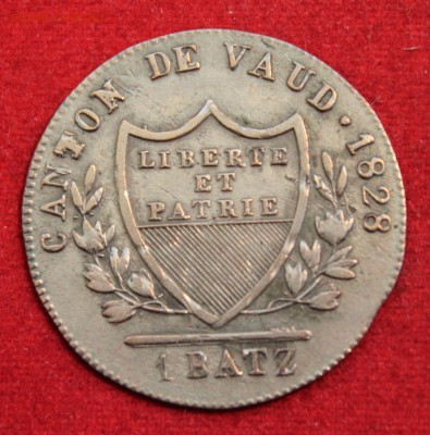 НА ОЦЕНКУ  VAUD (Swiss Canton) 1 Batzen-10 Rappen 1828г. - IMG_1165.JPG