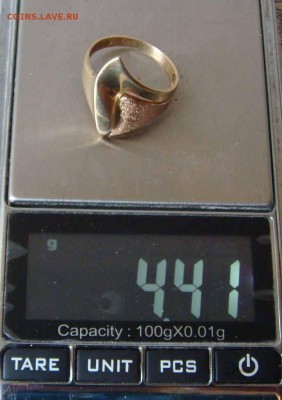 кольцо золото 585 пр вес 4.41 гр коротки - DSC01175ььь