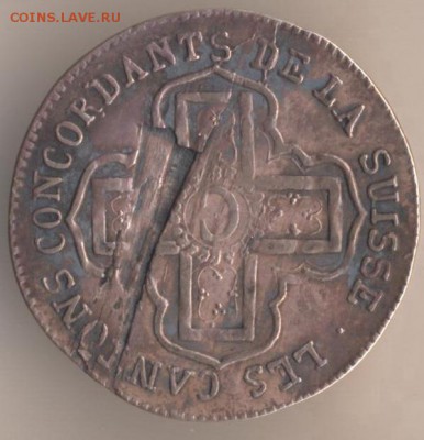 НА ОЦЕНКУ  VAUD (Swiss Canton) 1 Batzen-10 Rappen 1828г. - 4
